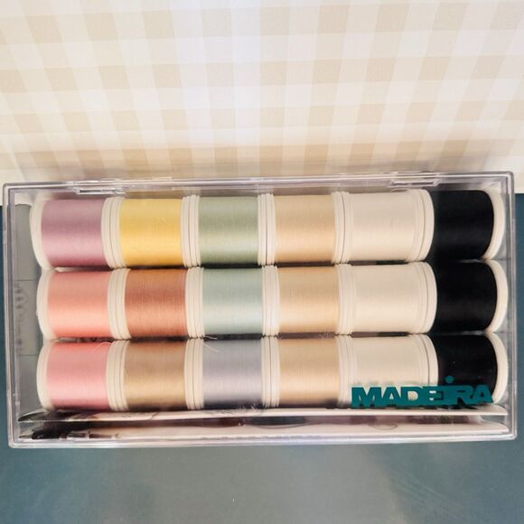 Madeira Cotona 100% Cotton Embroidery Thread Set 18x200m Spools Made in Germany - Picture 1 of 10